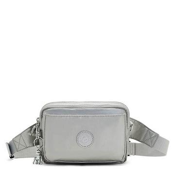 Kipling Abanu Multi Metallic Convertible Crossbody Táska Világos Szürke | HU 1028PJ